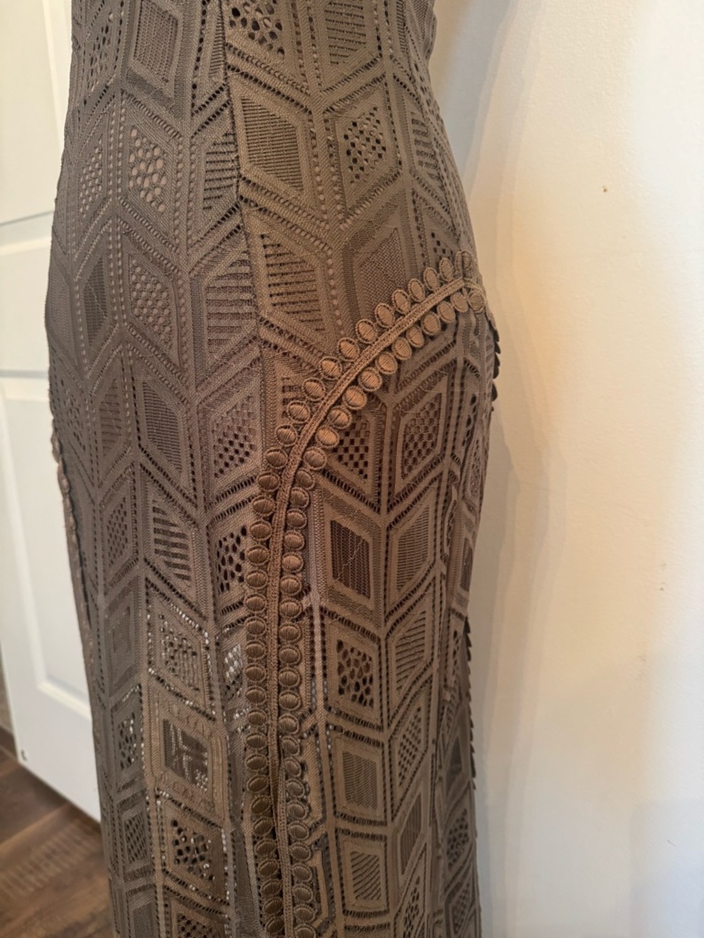 Guess Sleeveless Crochet Maxi Dress - Picture 3 of 9